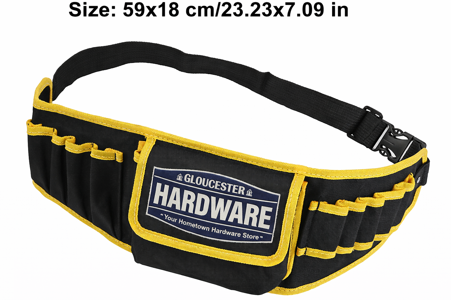 Adjustable Tool Belt Pouch – Heavy Duty Waist Organizer with Multi Pockets (59×18 cm)