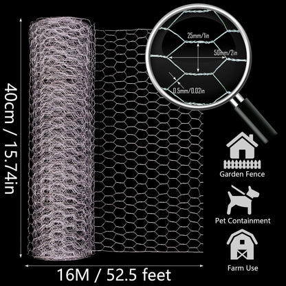 Galvanized Hardware Cloth Roll – Heavy Duty Wire Mesh for Garden & Fence